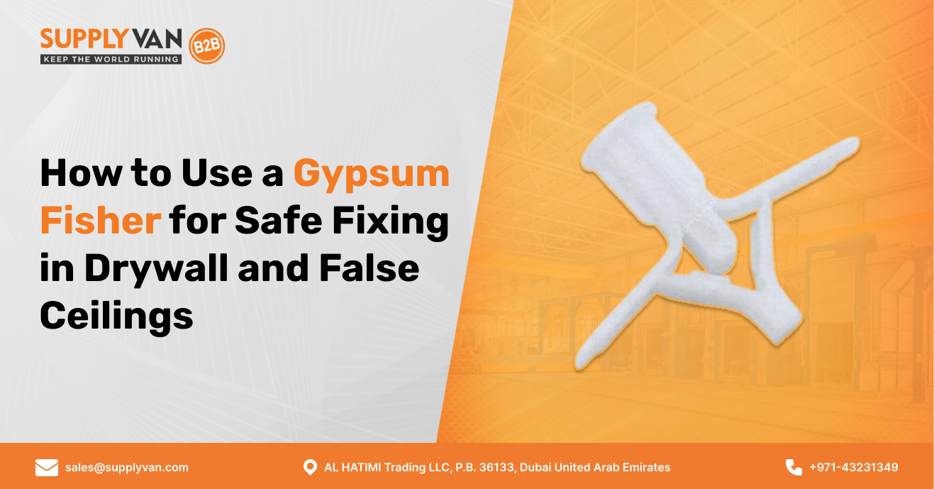 How to Use a Gypsum Fisher for Safe Fixing in Drywall and False Ceilings