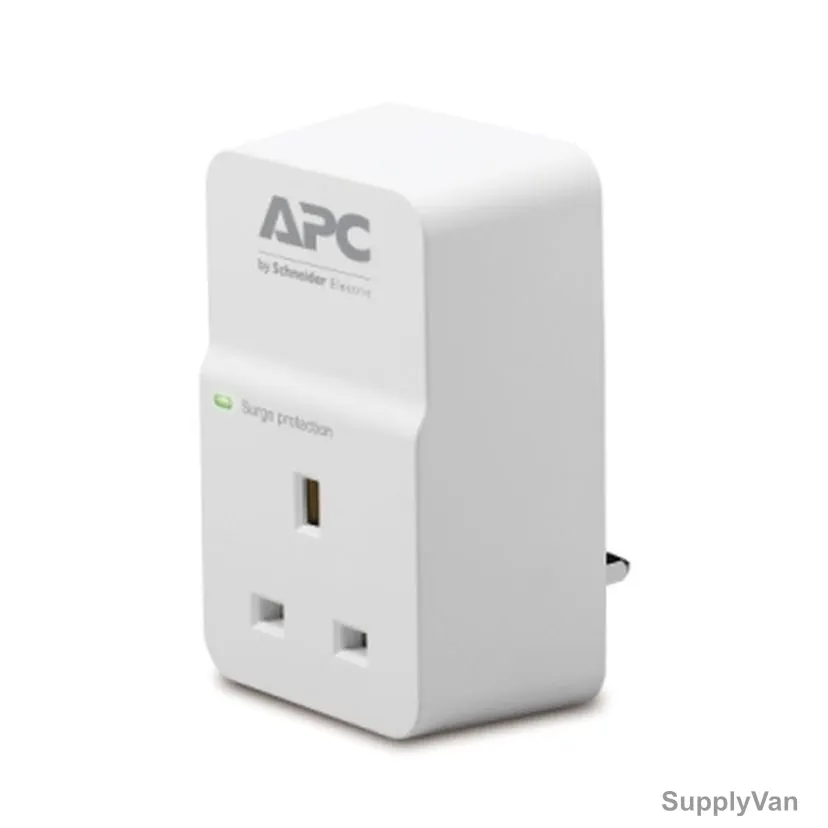 Schneider Electric APC Essential Surge Protector, PM1W-UK, 13A, 230V, White — image 1