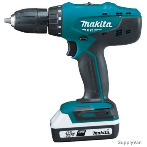 Makita MT Series Blue Drill Driver Kit, M6301DWEB, 1.5Ah, 18V, 1400 RPM, 5 Pcs/Kit — image 1