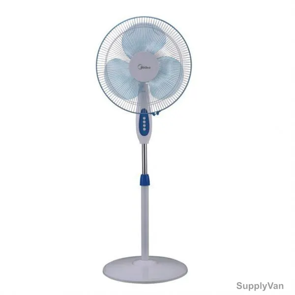 Midea Stand Fan, FS4011V, 16 Inch, 50W, White