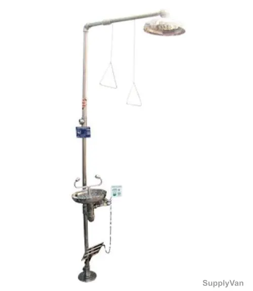 Vaultex Safety Eye Wash Shower, 6250-SS, Stainless Steel
