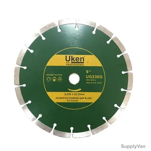 Uken Segmented Diamond Saw Blade, UG105G, 105 x 22.23MM