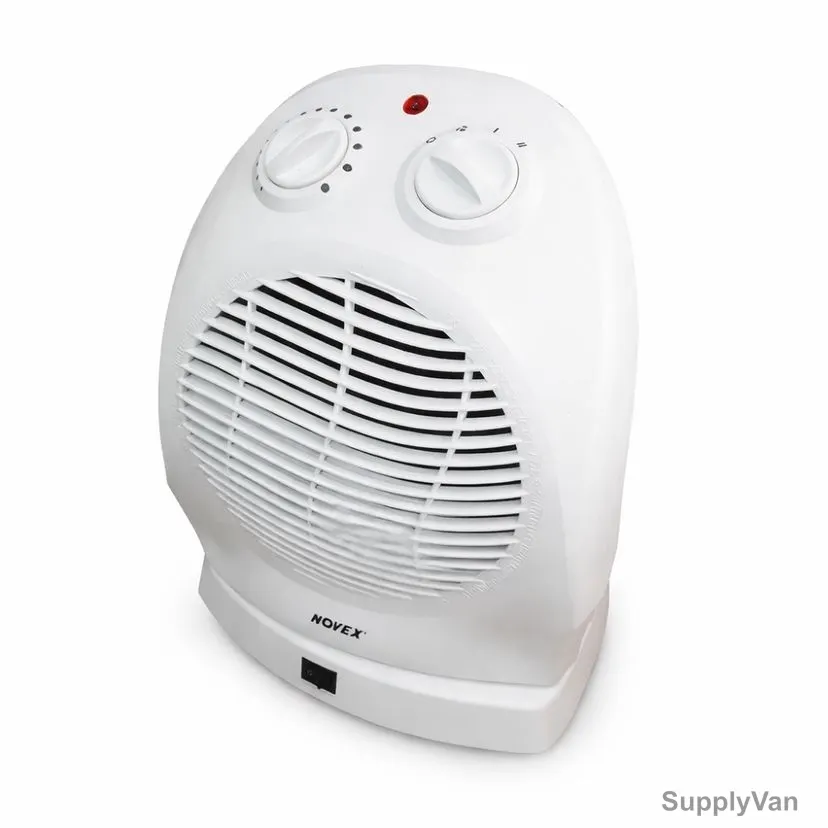 Novex Electric Radiant Heater, NFH-133AT, Plastic, 2000W, White — image 1