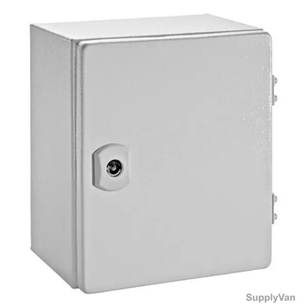 Kastn Wall Mount Enclosure, IP66, 250MM Height x 200MM Width x 150MM Depth, Light Grey