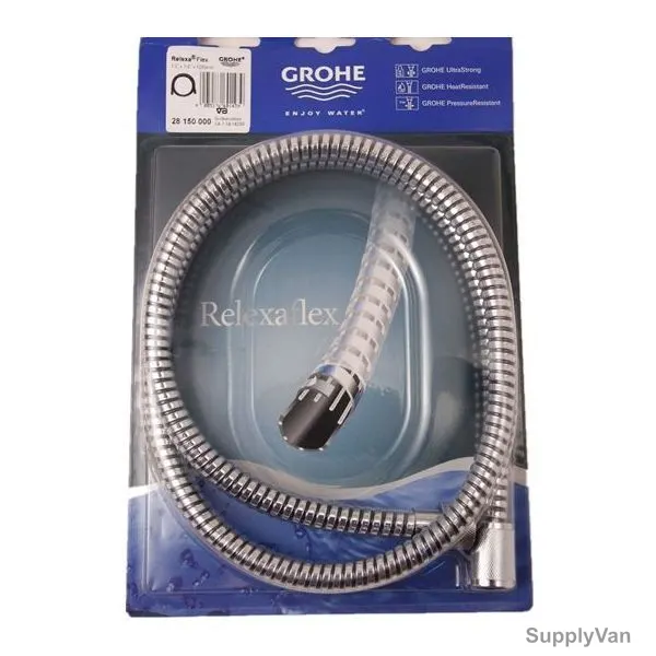 Grohe Shattaf Hand Shower Hose, 28-151, Relexa Flex, 1/2 Inch, 1500MM