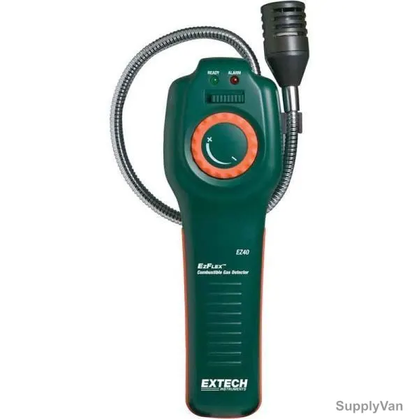 Extech Combustible Gas Detector, EZ40, EzFlex, 16 Inch, Flex Gooseneck
