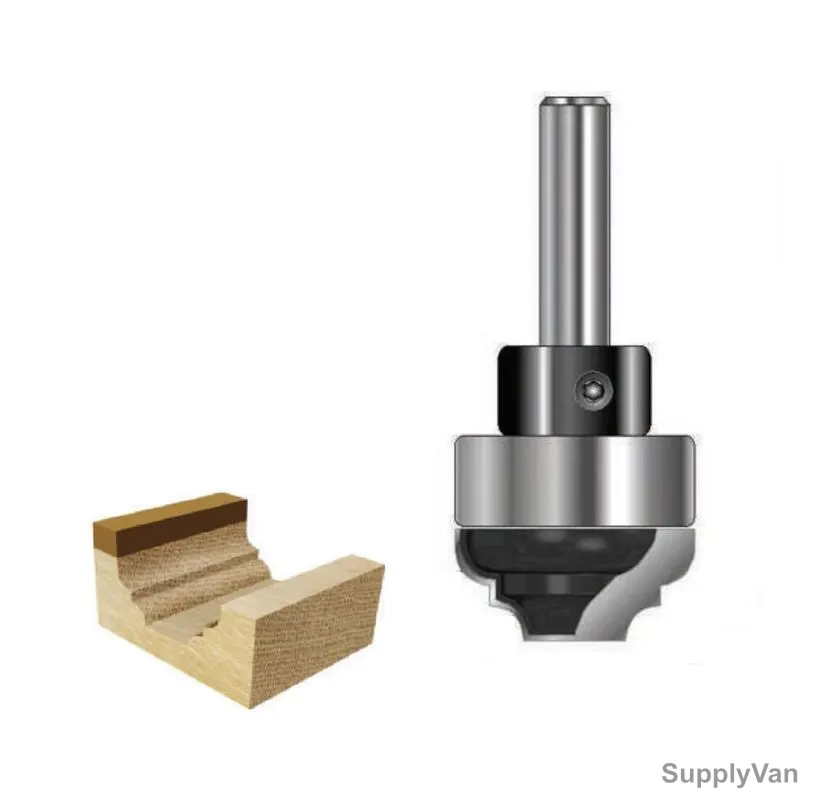 Witox Guided Cove and Bead Router Bit, 4065.56.352, TC, 35 x 14.3MM — image 1