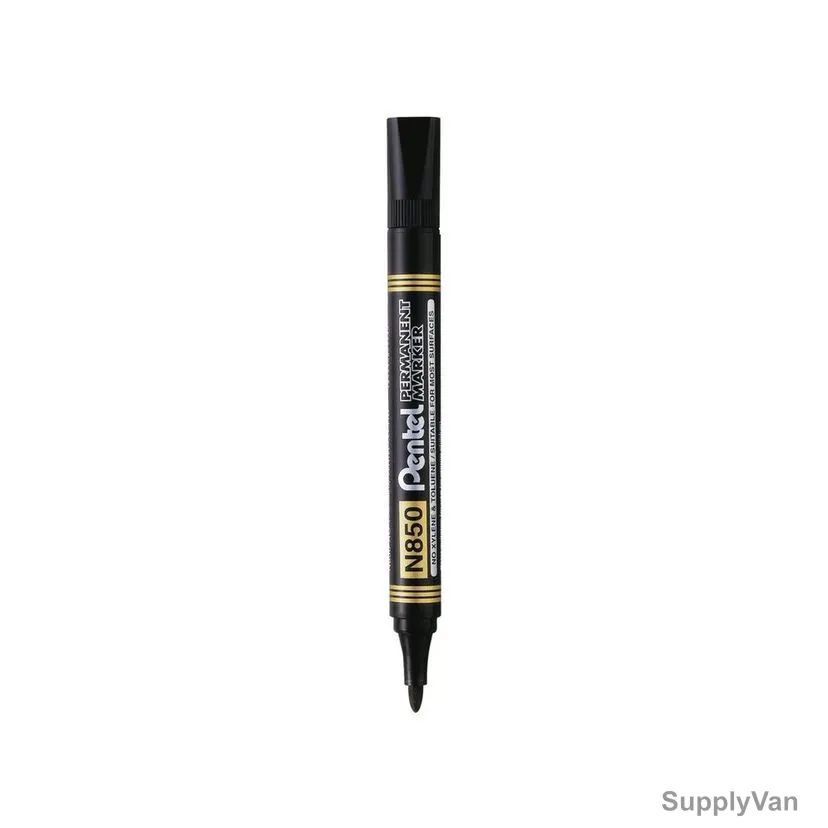 Pentel Permanent Marker, PE-N850-A, 2.0MM, Black, 12 Pcs/Pack