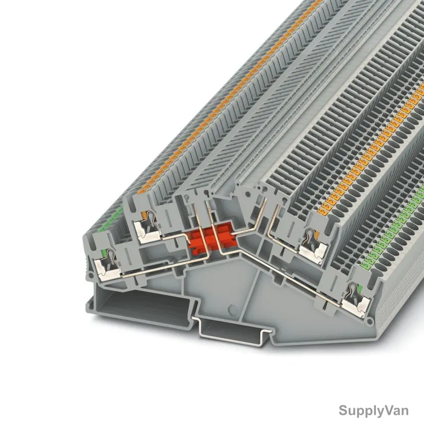 Phoenix Contact Disconnect Terminal Block, 3210402, PTTBS 2.5-2TGB, 400V, 16A, 0.14-4 SQ.MM — image 1