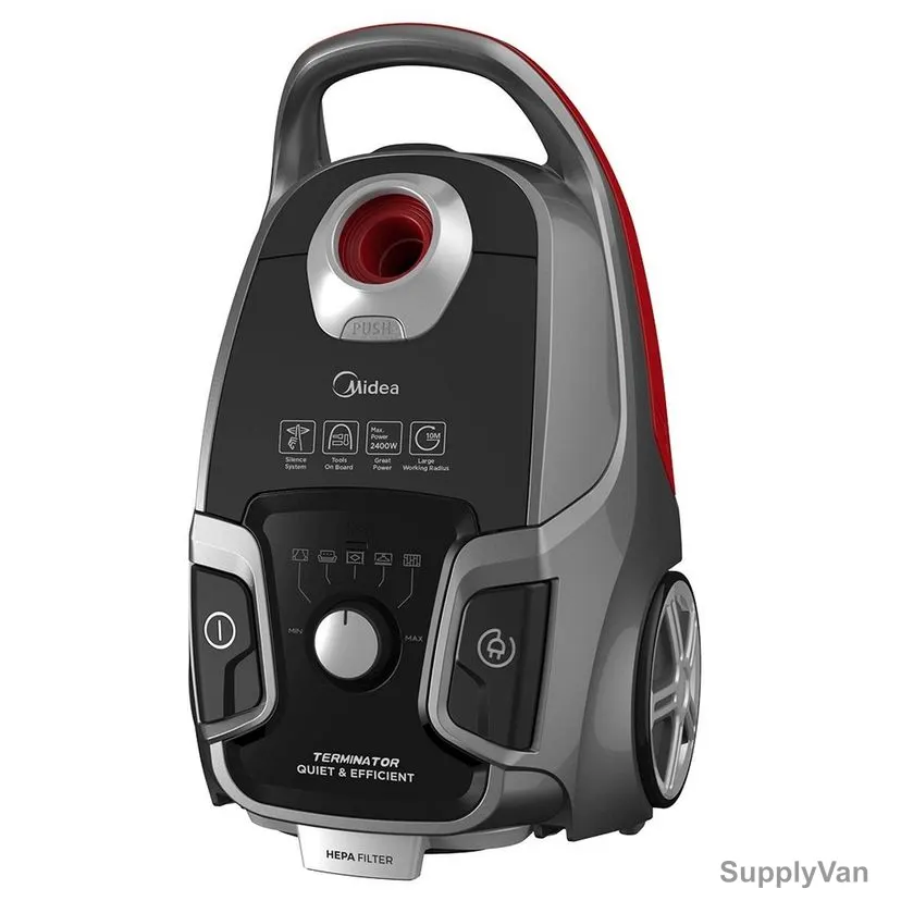 Midea Vacuum Cleaner, VCB52A15A0A, Terminator, 2400W, 6 Ltrs, Black — image 1