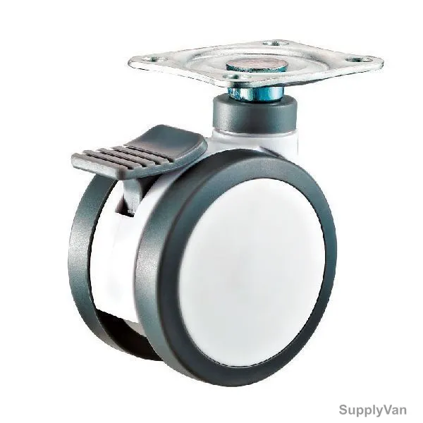 Maxwel Medical Twin Wheel Caster, MW-D3002-100, 10CM, 60 KG