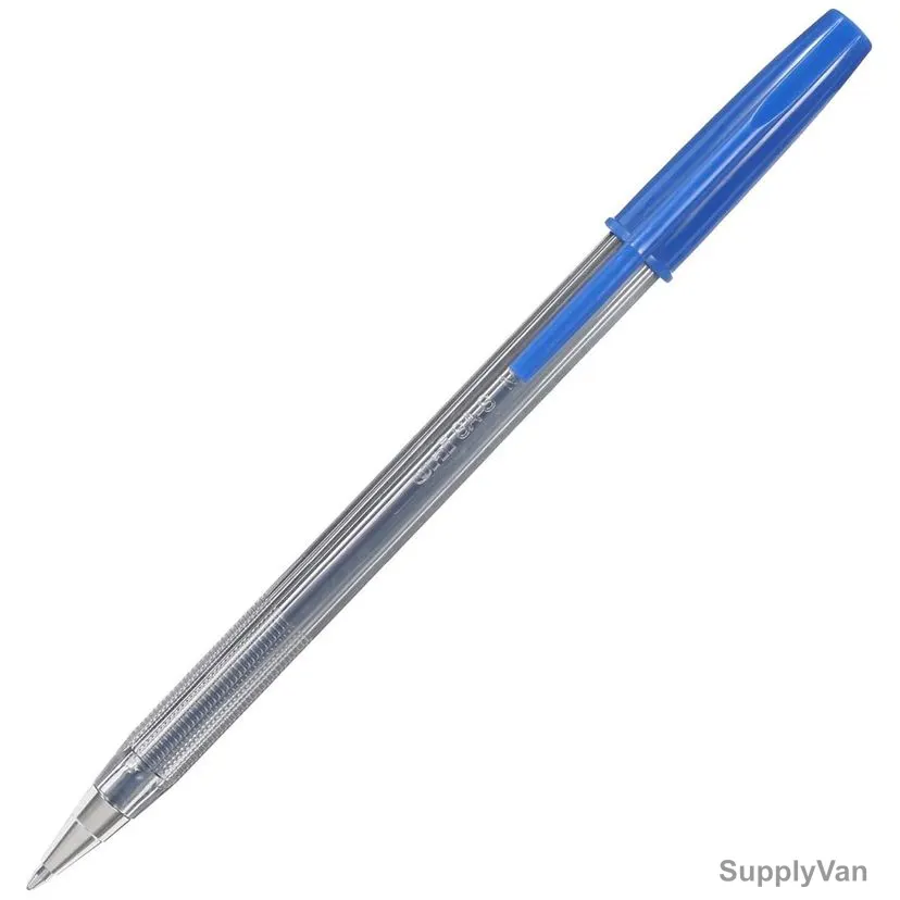 Uni-Ball Fine Ball Point Pen, SAS-BE, 0.7MM Tip, Blue, 12 Pcs/Pack