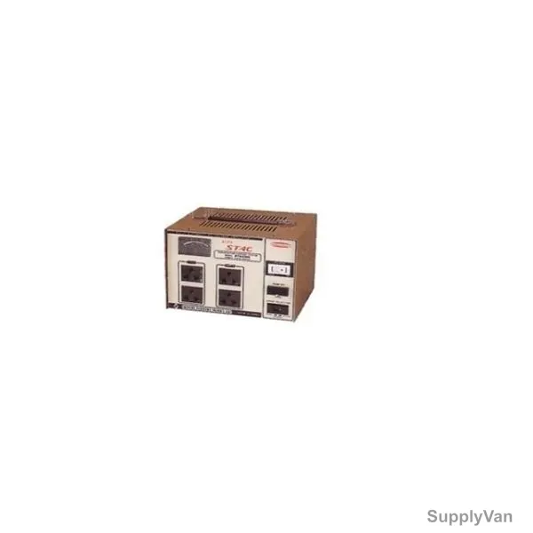Auto Stac Full Automatic AC Voltage Regulator, ST500WS, 500VA, Brown