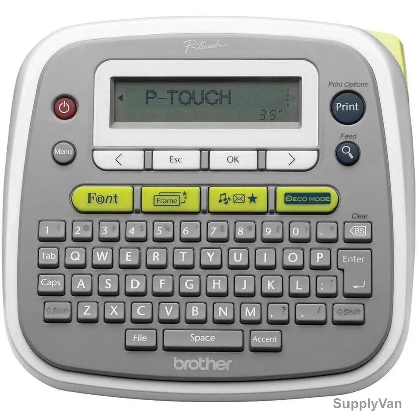 Brother P-Touch English/Arabic Label Printer, PT-D200AR, 180 DPI, 20MM/Sec — image 1