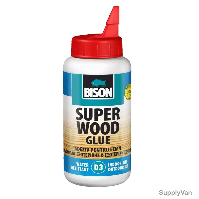 Bison High Quality Super Wood Adhesive, 6305846, 750GM, White