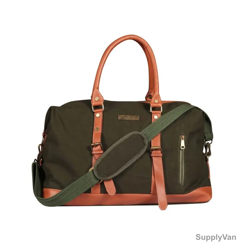 Mounthood Duffel Bag, Canvas/Faux Leather, 46 Ltrs, Polaris Green — image 1