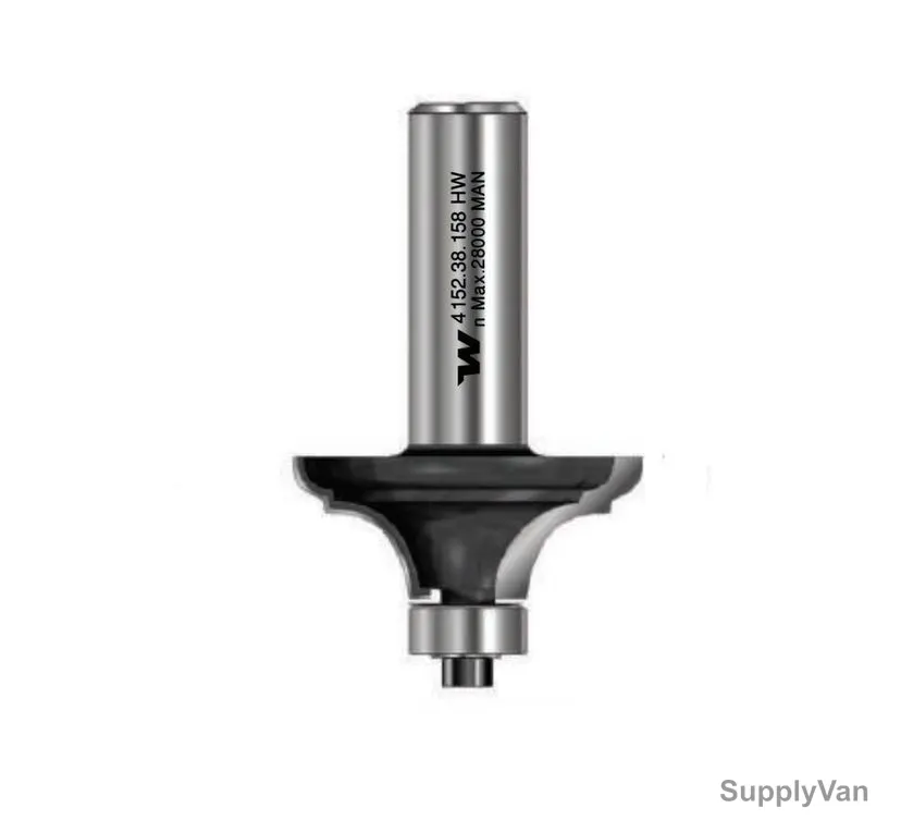Witox French Traditional Table Router Bit W/ Ball Bearing, 4152.38.158, TC, 38.1 x 15.9MM — image 1