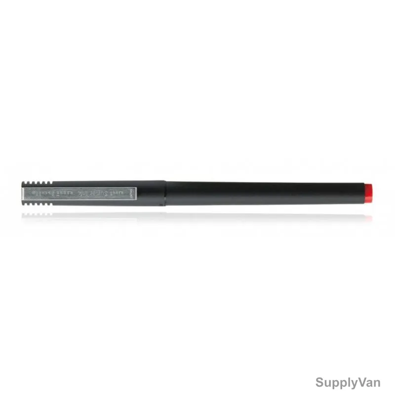 Uni-Ball Micro Roller Pen, UB120-RD, 0.7MM Tip, Red, 12 Pcs/Pack