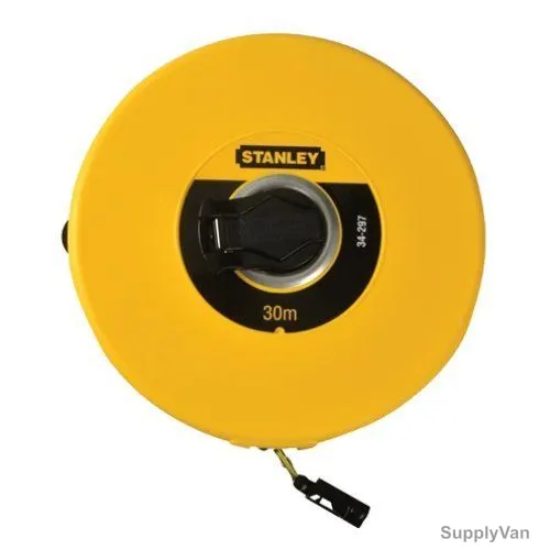 Stanley Fibreglass Measuring Tape, 34-297, 30 Mtrs