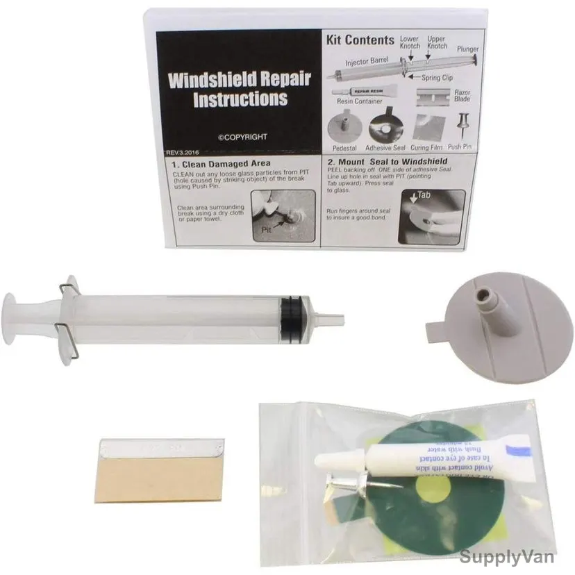 Blue Star Windshield Repair Kit, 777, 7 Pcs/Kit — image 1