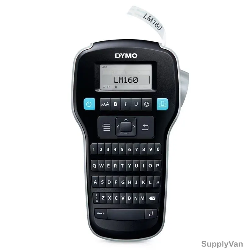 Dymo Portable Label Printer, 2175086, LabelManager 160, 18MM, Tape Width, 180 DPI, Black — image 1