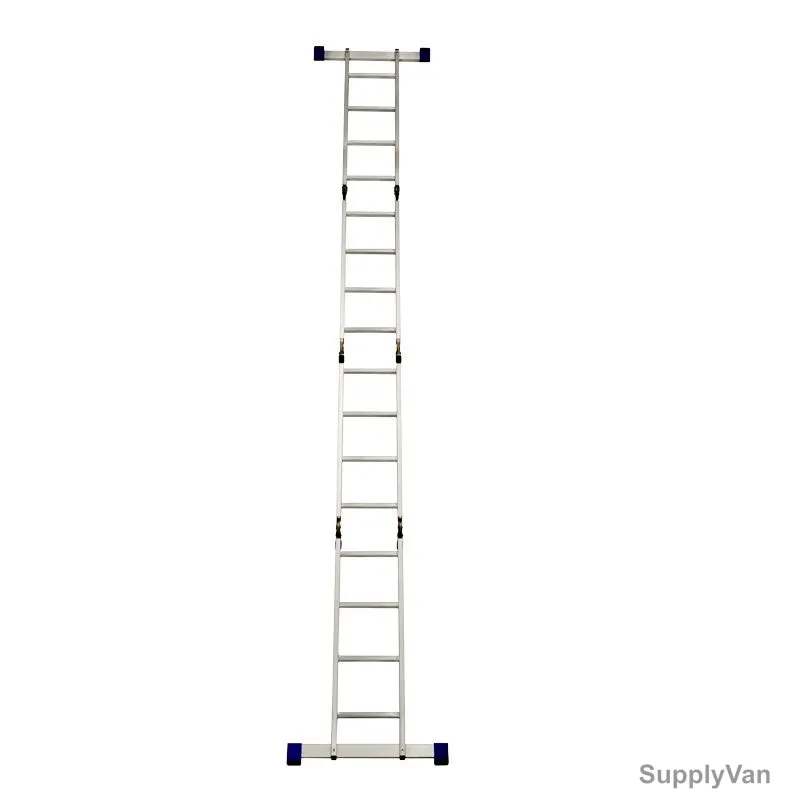 Gazelle Multi-Purpose Ladder, G5615, Aluminium, 2.3 Mtrs Height, 4+4+4+4 Steps, 150 Kg Load Capacity — image 1