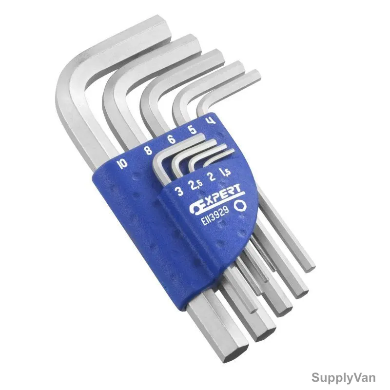 Expert Short Metric Hex Key Set, E113929, 9PCS