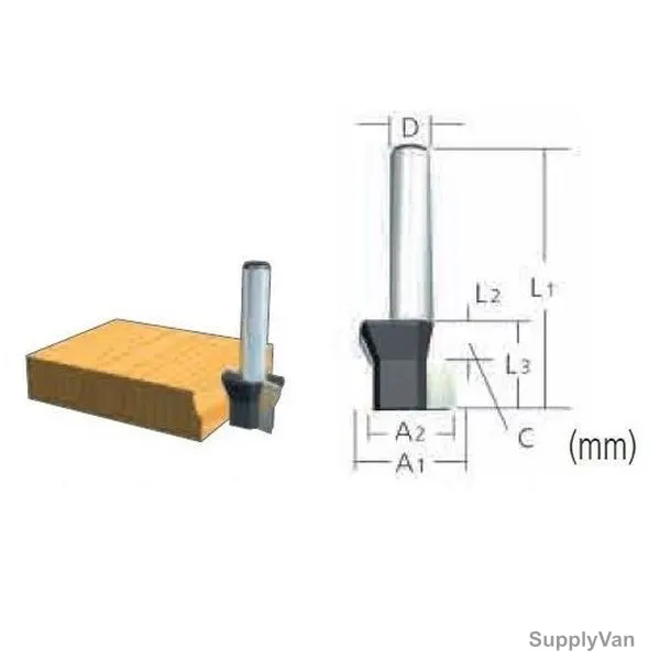 Makita Chamfering Bit, 793072-9, 30x20MM