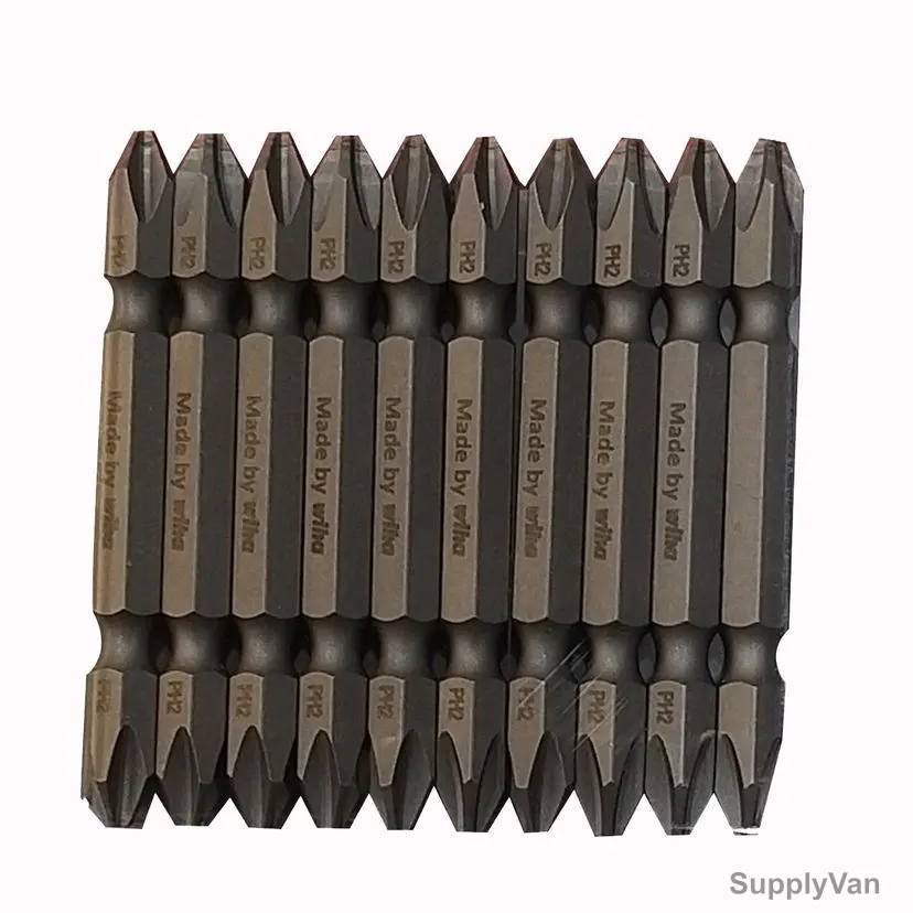 Wiha Double Ended Screwdriver Bit Set, 40858, 65MM — image 1