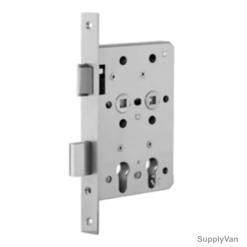 Dorfit X Ray Mortise Lock, DTML027, Stainless Steel, Satin — image 1