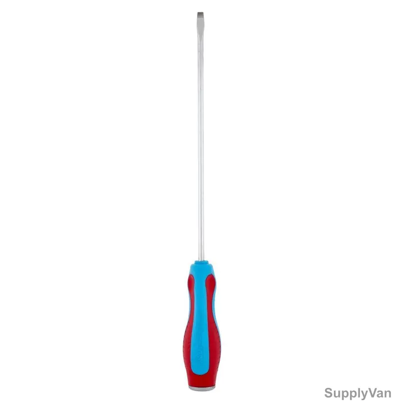 Channellock Code Blue Slotted Screwdriver, CL-S368CB, 3/16 x 8 Inch
