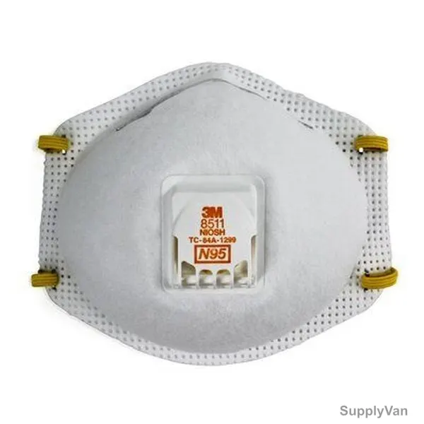 3M Particulate Respirator, 3M8511, Respirator N95, White — image 1