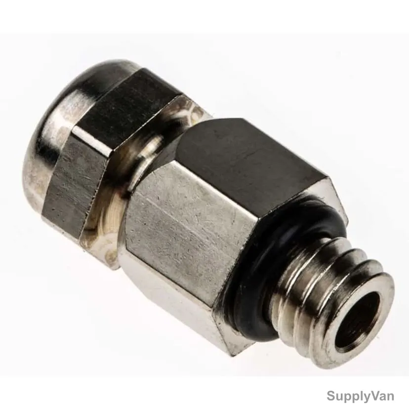 Lapp Mini Cable Gland, 4583953, Skindicht, Brass, IP68, M6 Thread, 2-3MM Cable Dia, Nickel Plated — image 1