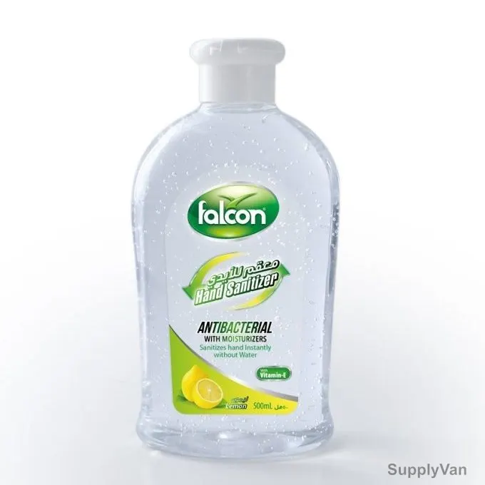 Falcon Hand Sanitizer, Lemon, 500ML, 12 Pcs/Pack