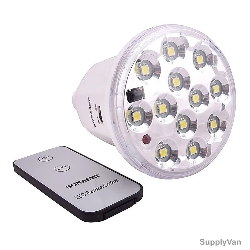 Sonashi Rechargeable LED Bulb, SRB-121-R, 4V, 1.6h, White