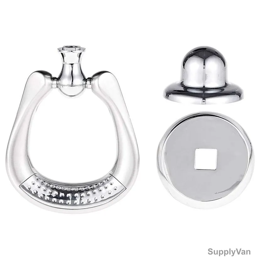 ACS Door Knocker, M-69-SN-CP, Silver