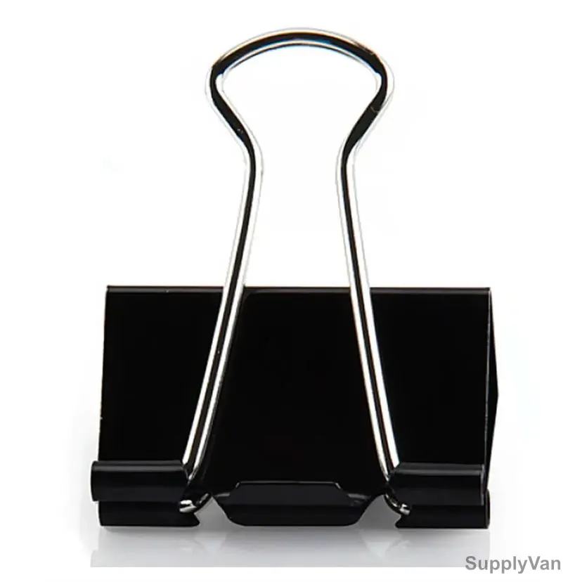 Deluxe Binder Clip, 51MM, Black, 12 Pcs/Pack