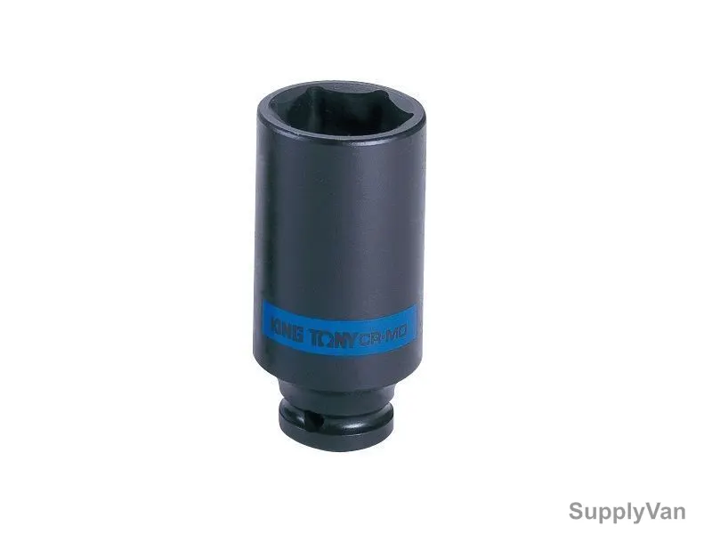 Kingtony Metric Impact Deep Socket, 443522M, 22mm