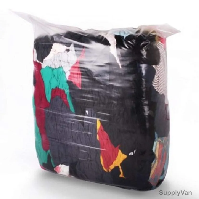 Cotton Waste Rags, 6 Kg, Multicolor