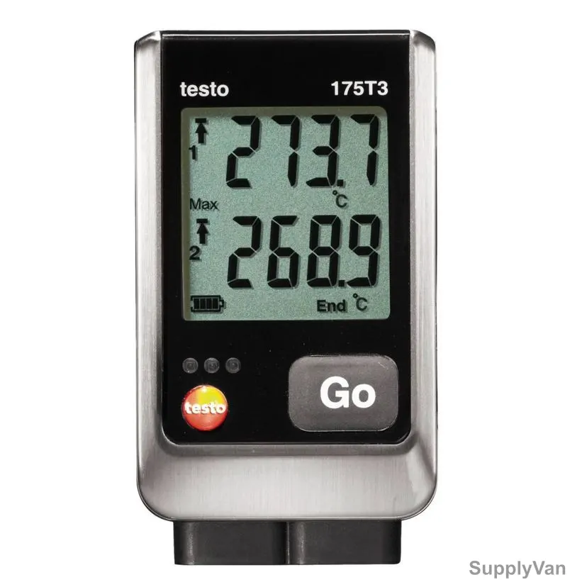 Testo Dual Thermocouple Data Logger, 175-T3, 2-Channels