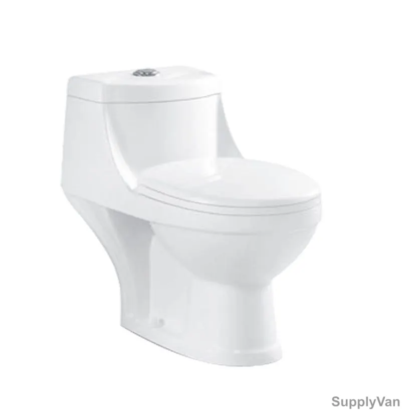 Milano Water Closet, 6052, Ceramic, 365MM Width x 710MM Length, White — image 1