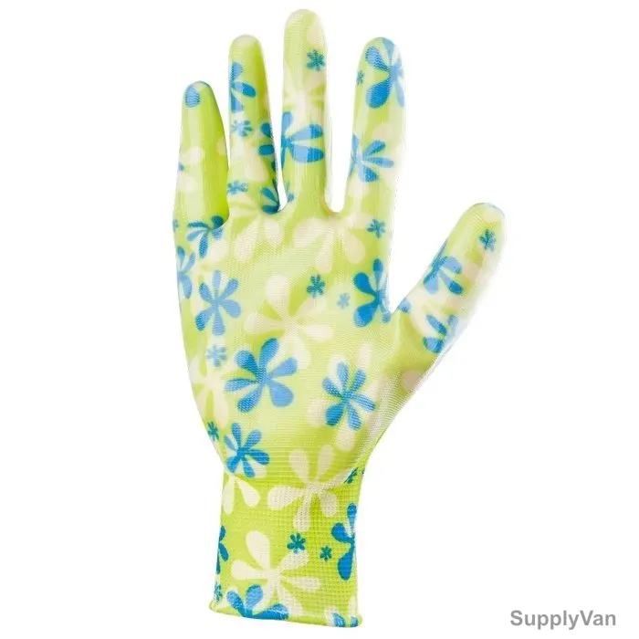 Palisad Garden Hand Gloves, 677418, Polyester, S, Multicolor