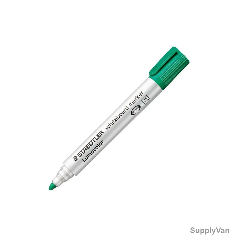 Staedtler Lumocolor White Board Marker, ST-351, 2.0MM Tip Size, Green, 10 Pcs/Pack