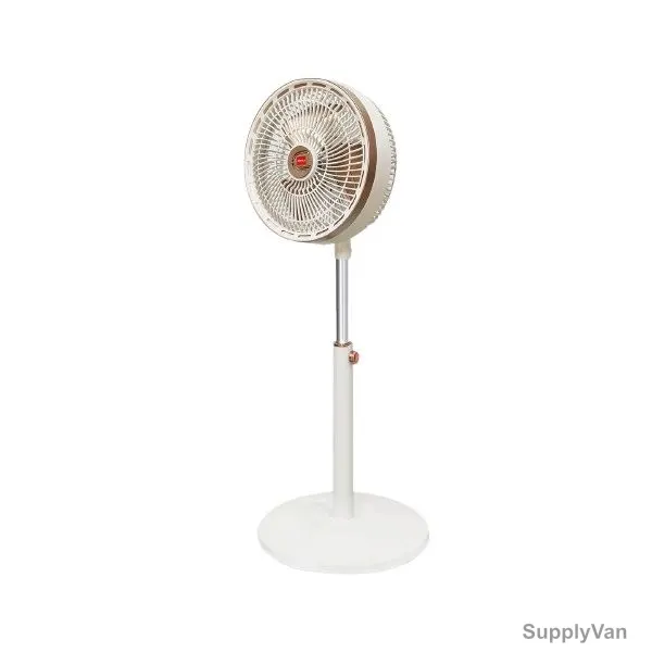 Novex Pedestal Stand Fan, NV-SF12W-G, 60W, 2000 RPM, 3 Aluminium Blade, White — image 1
