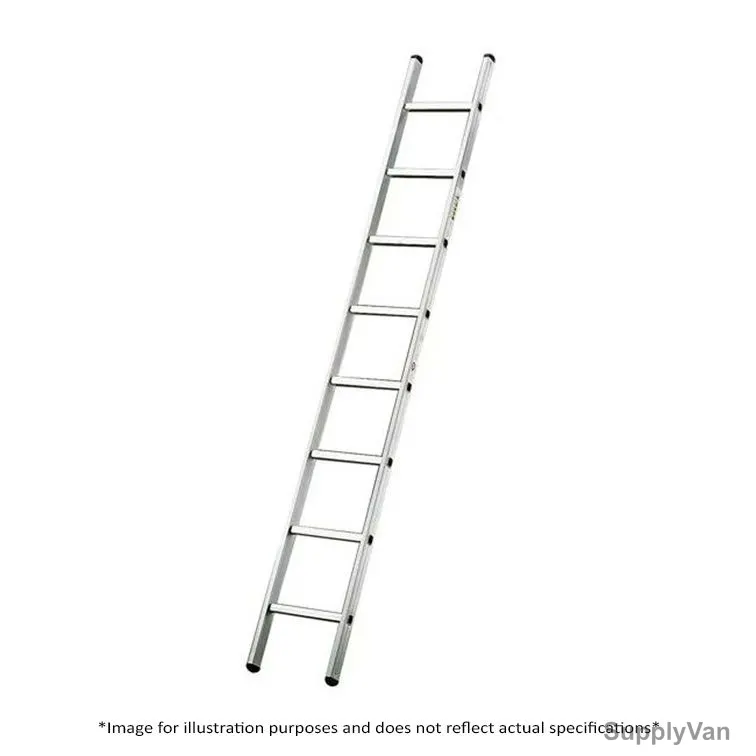 Tubesca Straight Ladder, 10110, Aluminium, 1 Side, 10 Steps, 2.83 Mtrs Max. Height, 150 Kgs Weight Capacity