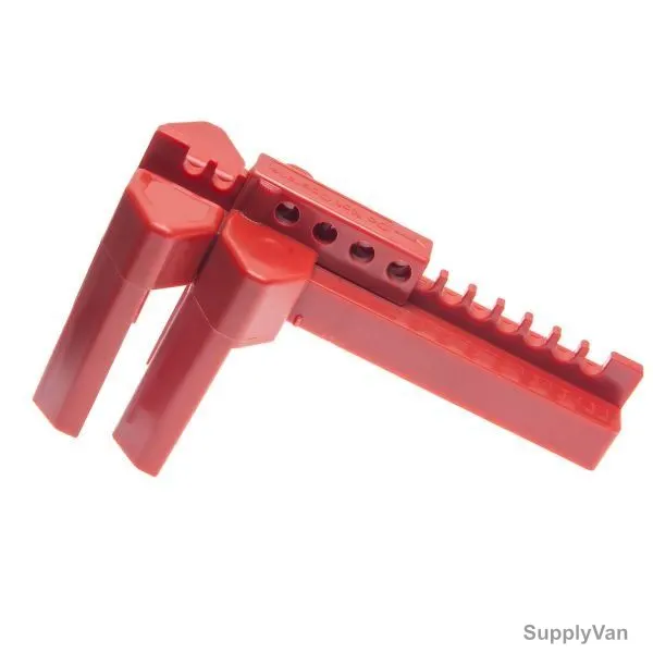 Loto-Lok Ball Valve Lockout, VL-BV-1364TL, Polypropylene, 13-64MM, Red — image 1