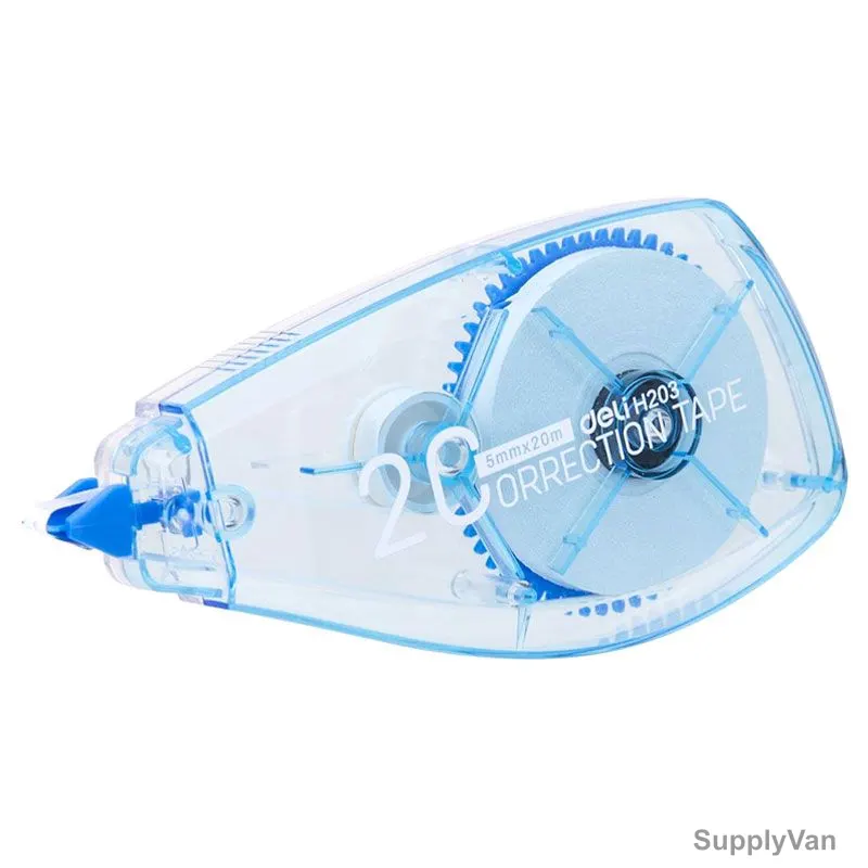 Deli Correction Tape, EH20301, 5MM Width x 20 Mtrs Length, Blue — image 1