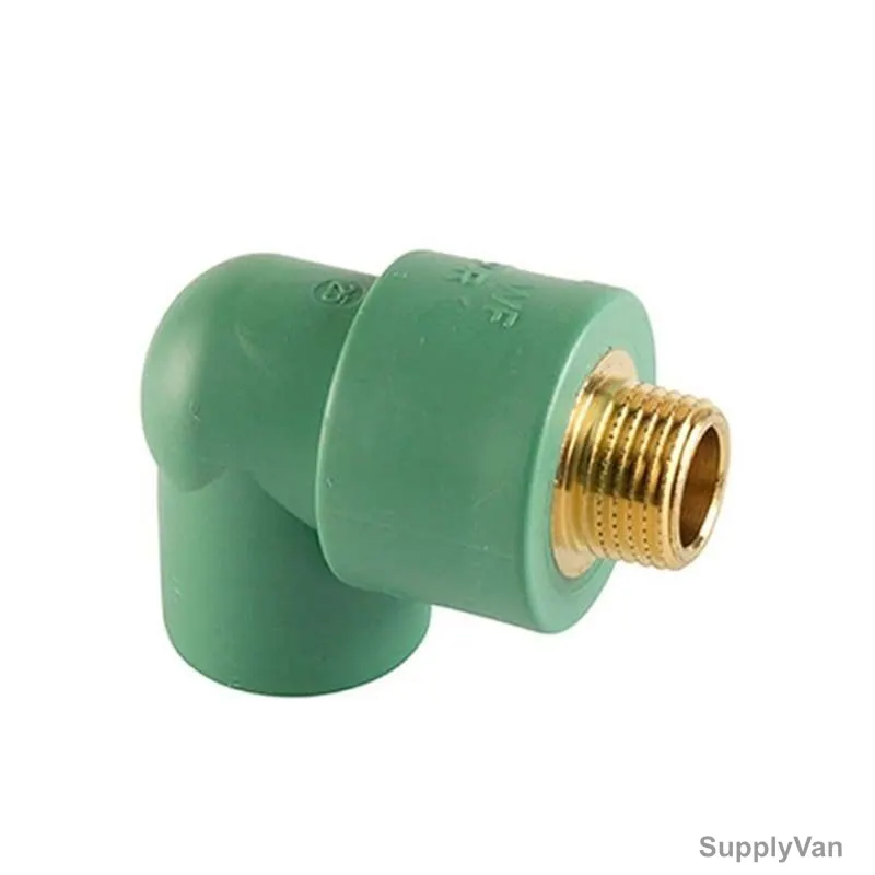Atlas Transition Elbow, APME32X1, PPR, 32MM Dia, 1 Inch MNPT, Green — image 1