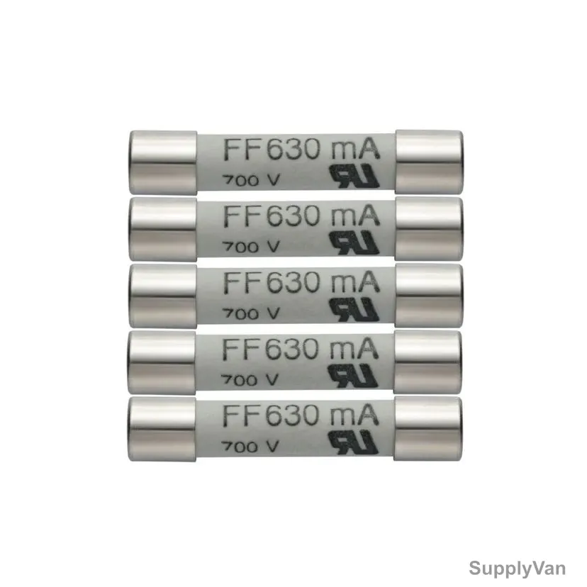 Testo Fuse, 0590-0007, 700V, 630mA, 5 Pcs/Pack