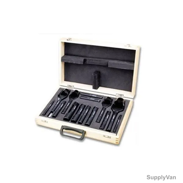 Groz Hollow Punch Set, HPL-14-ST, 14PCS